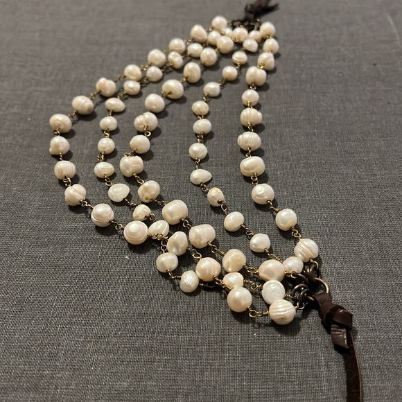 Freshwater Pearl Layered Necklace - Picture 8 of 8